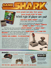InterAct Game Shark PlayStation PS1 Vintage 1990s Magazine Print Ad picture