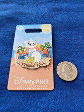 Marie Playing on the Beach - Summer 2026 DISNEY PIN picture
