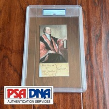 JOHN JAY Founding Father AUTOGRAPH Chief Justice Supreme Court Cut SIGNED * PSA picture