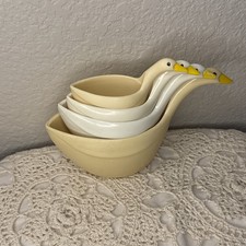 Vintage set of J.S.N.Y.  nesting goose measuring cups.  Set Of 4 Vintage picture