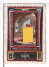 Single Playing Card Wide Vintage Antique 