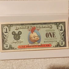 Disney Chicken Little $1 Disney Dollars Summer 2005 Collectible Note picture