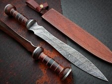 Custom HandMade Forged Damascus Steel Roman Gladius Warrior Sword  735 picture