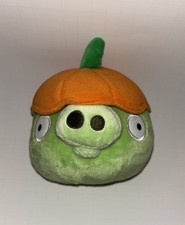 Commonwealth Toys Rare Angry Birds Halloween Pumpkin Pig (6”) Plush Toy picture