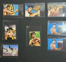 Bruce Lee 1974 Yamakatsu Japan Enter the Dragon Rookie Cards  RC. 8 Cards picture
