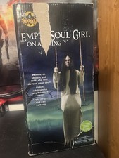 Damaged Spirit Halloween Empty Soul Girl On A Swing Outdoor Decoration 60