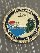 Naval Special Warfare Challenge Coin OST-2 #305 Navy SEAL Special Ops - Rare picture