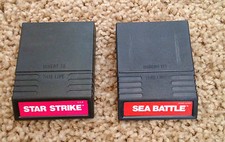 Intellivision Atari Game Cartridges - Star Strike and Sea Battle picture