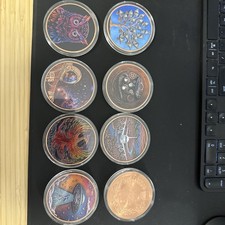 .999 Fine Copper Collection 5oz 5  AVDP Owl Plane Alien Space Phoenix picture