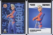 2021 Panini Fortnite Series 3 Legendary Outfit Cracked Ice #205 Dynamo Dancer picture