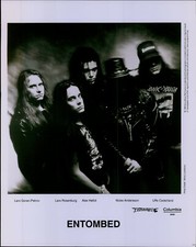 LG886 1993 Original Micke Lundstrom Photo ENTOMBED Swedish Death Metal Band picture