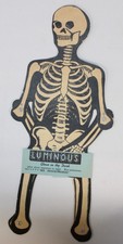 Vintage Mr. Spooky Bones Jointed Halloween Skeleton Original Package 24