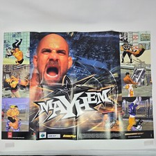 WCW Mayhem PlayStation 1 PS1 N64 GameBoy Color Pullout Print Ad/Poster Promo Art picture