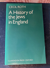 A History of the Jews  in England- Paperback By CECIL ROTH- 1978 picture