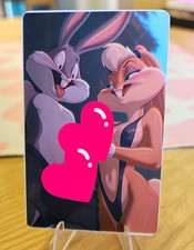 Bugs Bunny & Lola Bunny Plastic Waifu Trading Card picture