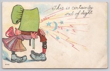1908 Humorous Comic Postcard 