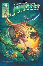 BIG DOG INK LIGHTS CAMERA JUNGLE SPIDERMAN HOMAGE VARIANT COVER JUNGLE GIRLS picture