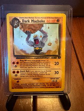 Pokémon Team Rocket Dark Machoke 40/82 (2000) Unlimited English Card picture