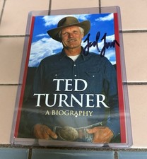 Ted Turner Signed 4x6 Photo  picture