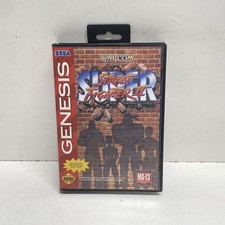 Super Street Fighter II Sega Genesis 16-Bit Capcom Fighting Game Case Cartridge picture