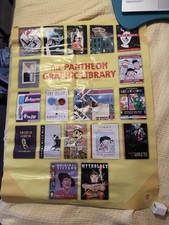 Pantheon Graphic Library Book Store Promo Display Poster (24 x 36) SDCC 2022 picture