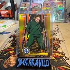 2026 Topps Finest Fantastic Four Mad Thinker/50 True Gold Refractor #028 picture