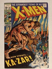 X-Men #62 Nov 1969 Ka-Zar Zabu Neal Adams Silver Age Marvel Very Fine- (7.5) picture
