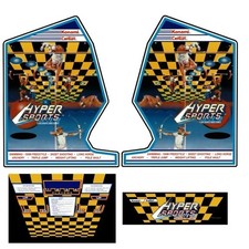Hyper Sports Arcade Side Art 4 Piece Set Laminated High Quality picture