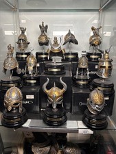 Marto Martespa Miniature Helmets Warriors in History RARE COMPLETE Collection 12 picture