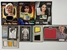 Panini 2015 Americana On the Tube/Silver Screen/Materials Costume Insert Lot (6) picture
