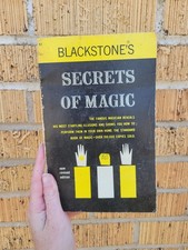 BLACKSTONE’S MAGIC “secrets Of Magic” 1929. Stains, tape. picture