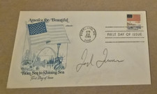1981 AMERICA THE BEAUTIFUL FDC SIGNED BY MEDIA MOGUL TED TURNER picture