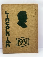 1937 Lincoln High School Yearbook & The Lincolnian Bound Newspaper Ferndale MI picture