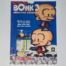 Bonk 3 TurboDuo Turbo Grafx 16 Not Alone Print Ad/Poster picture