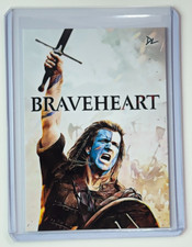 Braveheart Limited Edition Artist Signed “Mel Gibson” Trading Card 7/10 picture