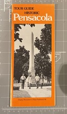 1973 Pensacola Florida ￼Map/ Pamplet photo maps Travel Guide vintage picture