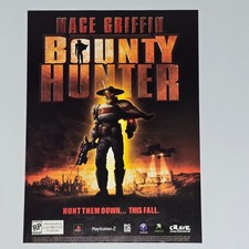Mace Griffin Bounty Hunter Xbox PS2 GameCube PC Authentic Magazine Ad picture