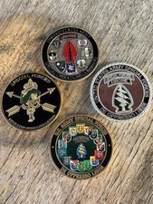 US Army Special Forces Challenge Coins Set picture