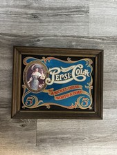 Vintage Pepsi Cola A Nickel Drink Worth A Dime Gibson Girl Framed Picture picture