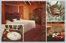 Vtg Strickland's Mountain Inn Mt. Pocono PA Postcard 1960s Multi-View Resort picture