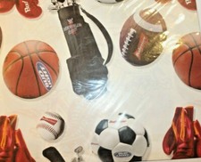 Vtg Anheuser Busch Budweiser Beer Wrapping Paper Gift Wrap Sealed Sports picture