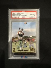 1998 PRESS PASS AUTOS #5 RANDY MOSS PSA 8 picture