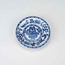 Antique James M Shaw Delph Delft Restaurant Ware Butter Pat Jackson China picture