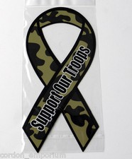 SUPPORT OUR TROOPS CAR OR FRIDGE MAGNET APPROX 8 INCHES picture