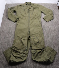 Beaufort Aircrew Coverall Jumpsuit MK14A Military 80's Green 40x34 Pockets picture