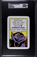 *Rare 1978 SESAME STREET Number Cards The Count Rookie Card SGC 10 Gem Mint picture