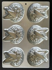 Wilton Aluminum Mini Cake Pan Sesame Street Big Bird Vintage 1984 picture