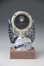 Antique Boyce Moto Meter Midget Model W/Chromed Radiator Cap/Hood Ornament picture