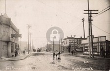 Street View Jos. Campau Ave Hamtramck MI Michigan 1913 RPPC Photo Postcard COPY picture