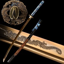 Razor Sharp Katana 1095 Steel Battle Ready Japanese Samurai Full Tang Sword picture